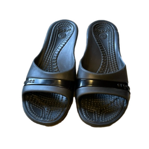 Crocs Kadee Wedge Sandals Black Size 10